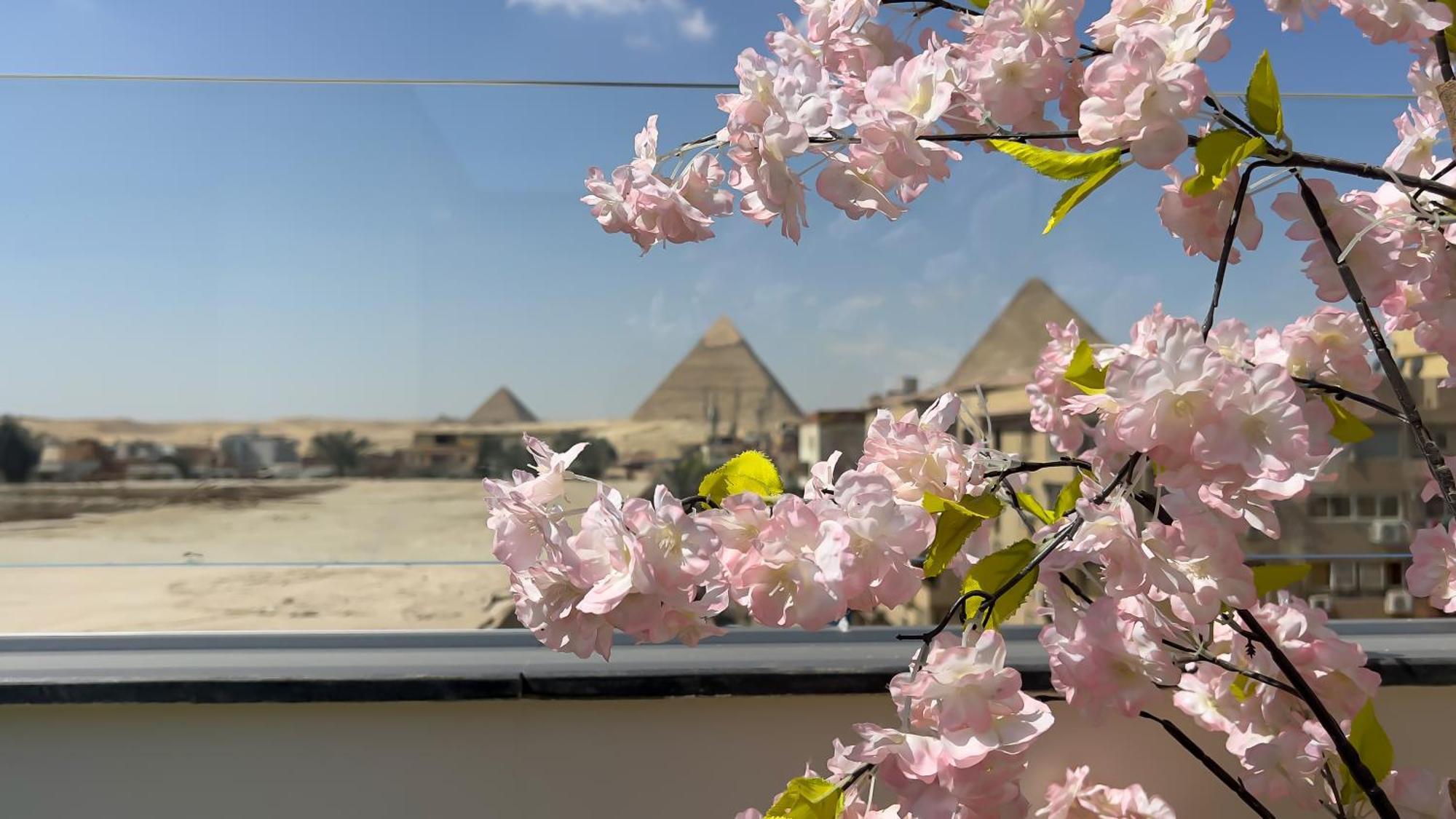 Rizk Pyramids View Hotel Kafret el-Gabal Dış mekan fotoğraf
